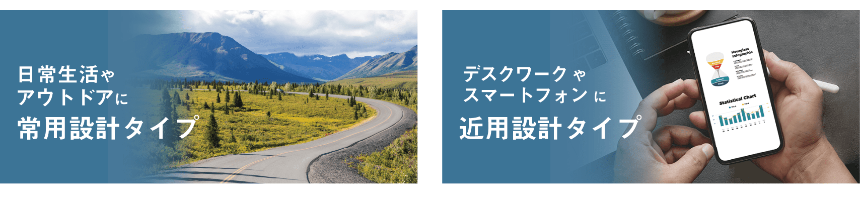 目的距離別設計(2タイプ)