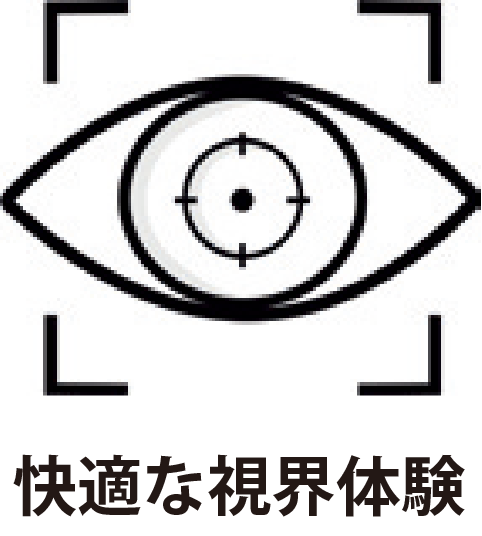 快適な視界体験
