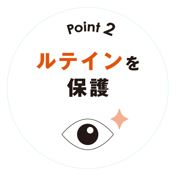 ルテインを保護