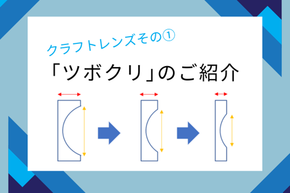 クラフトレンズその①「ツボクリ」のご紹介