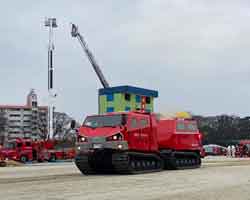 日本に1台しかない消防車両『レッドサラマンダー』も登場！岡崎市消防出初式♪