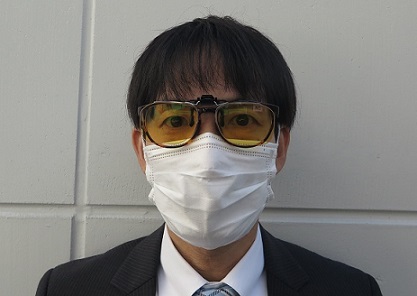 CCP400 ACを装用している男性