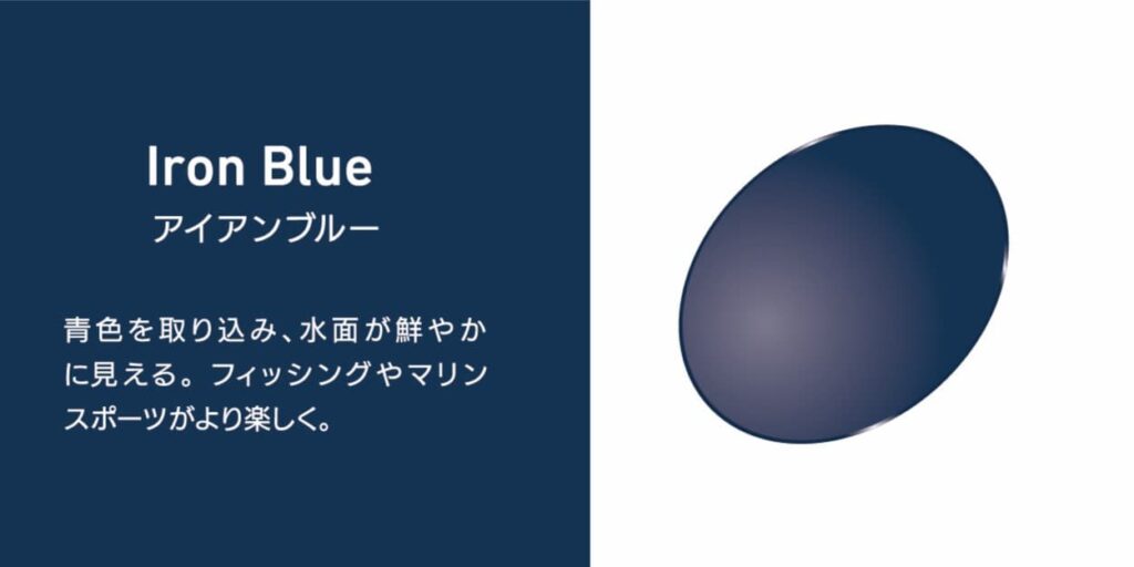 アイアンブルーのイメージ図。