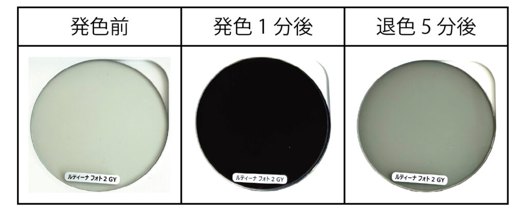 ルティーナフォト2カラー比較|グレー